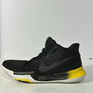 Nike Zoom Kyrie 3 Black Yellow | Men Size 9.5